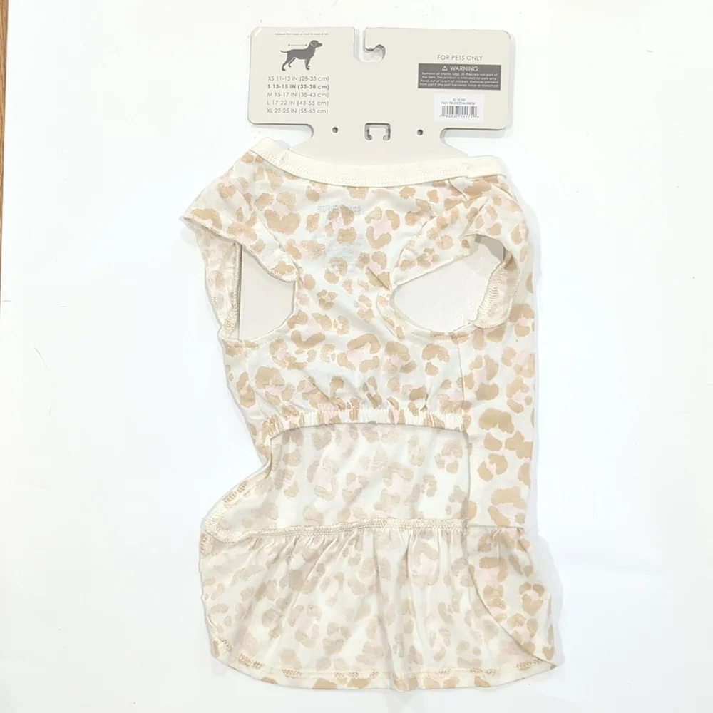 NWT Grayson Pup Pink Cheetah Print Dog Dress